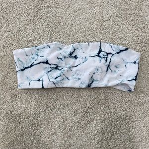 Marble Bikini Top